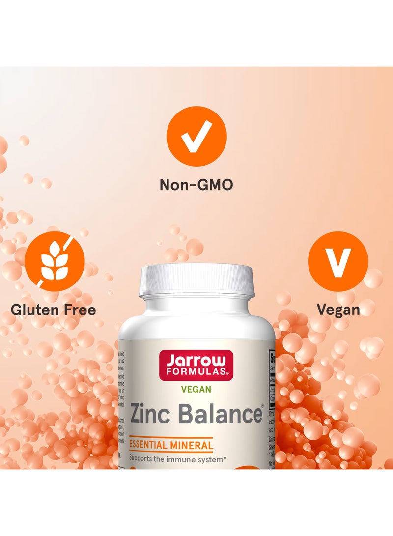 jarrow formulas Vegan Zinc Balance 100 Veggie Capsules - Image 5